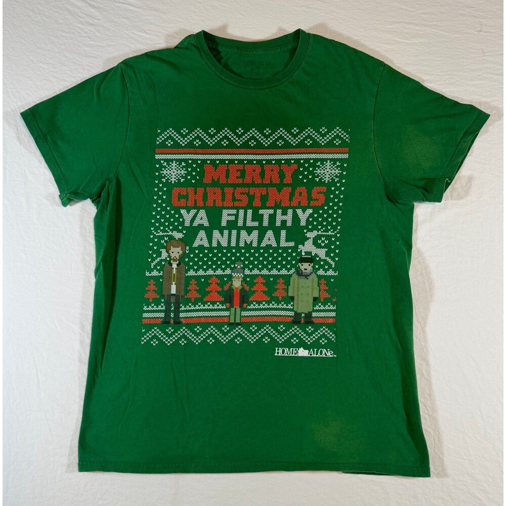 Home Alone -Merry Christmas Ya Filthy Animal- t-shirt, size medium